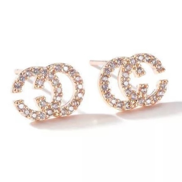 Cc Zircon Crystal Earrings - Picture 2 of 12